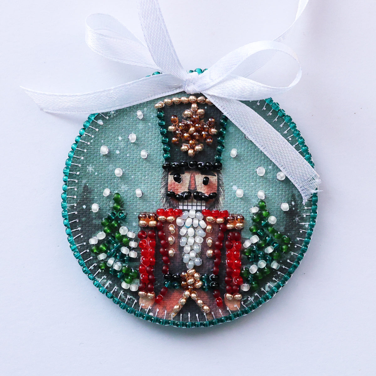 Ballet of the Winter Night Ornament Beaded Embroidery Kit
