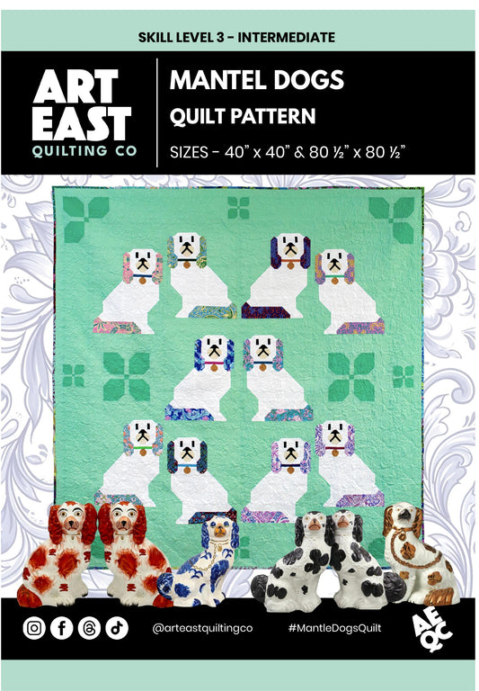 PRE-ORDER: The Mantel Dogs Quilt Pattern