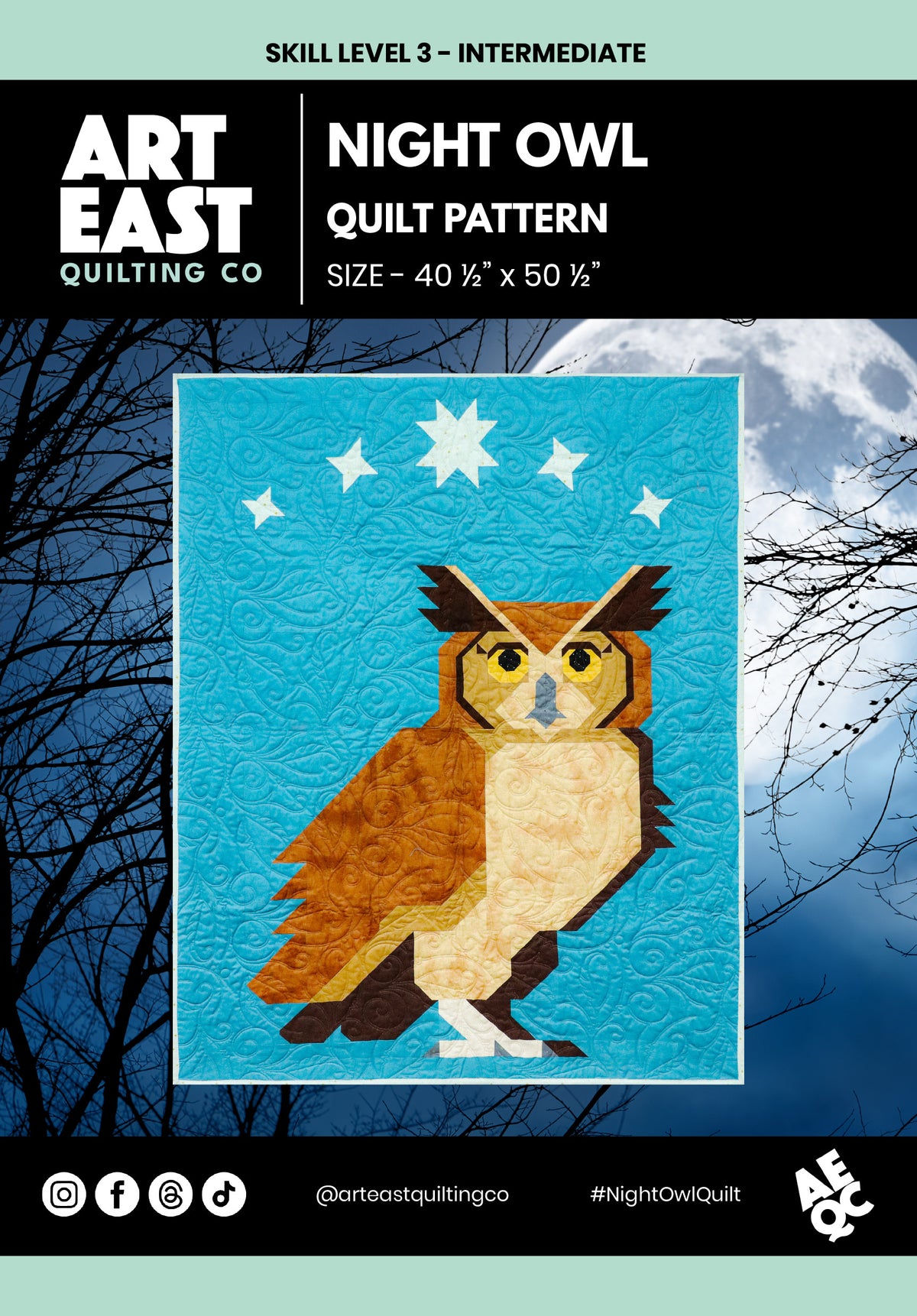 PRE-ORDER: Night Owl Quilt Pattern