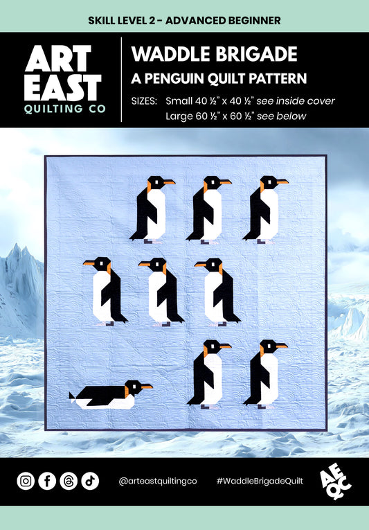 Waddle Brigade - A Penguin Quilt Pattern
