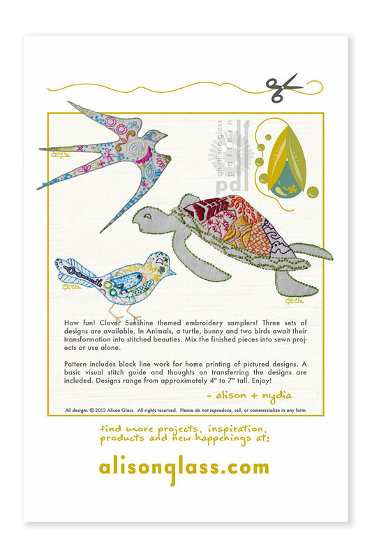 Animals Embroidery Pattern