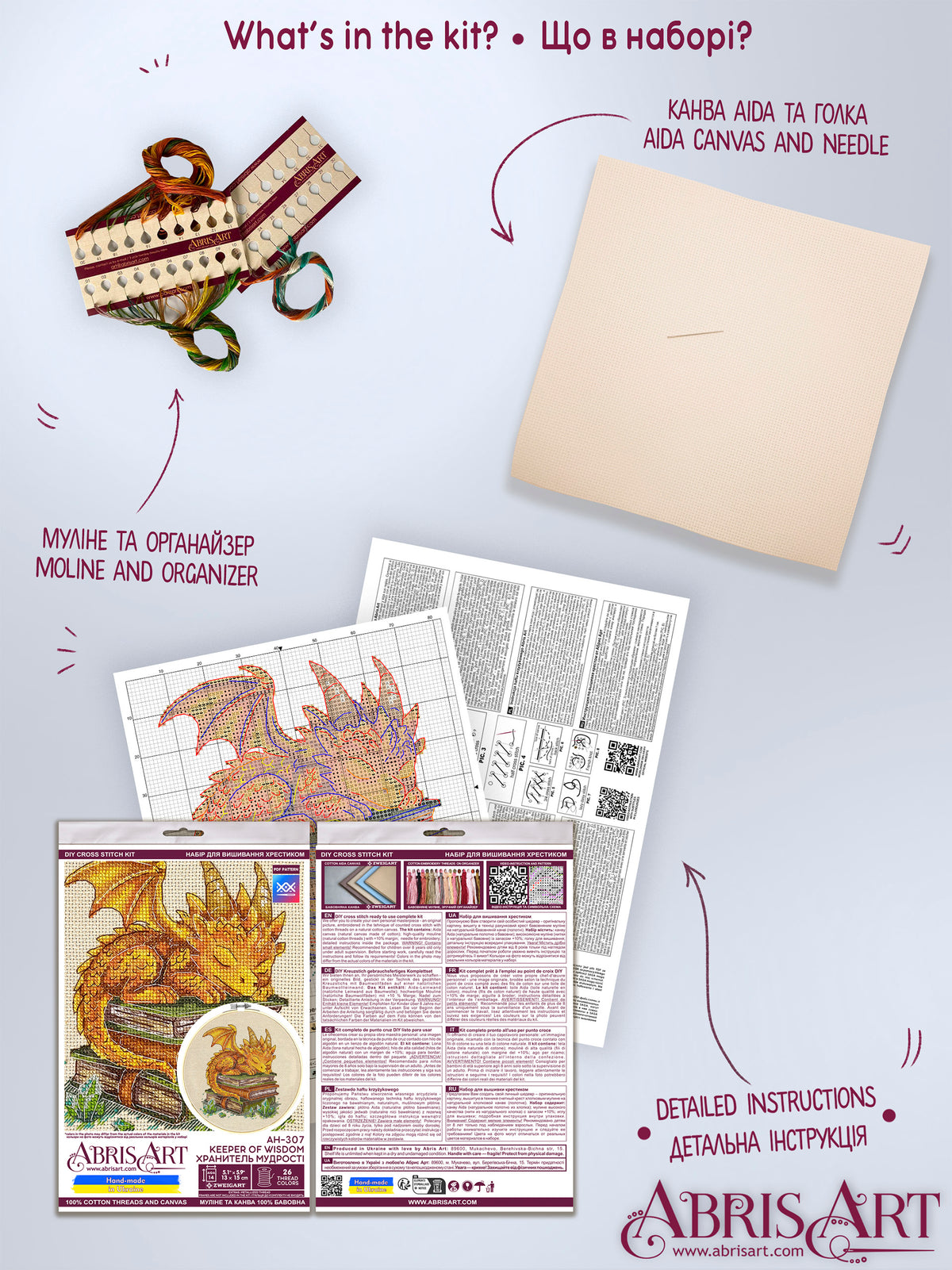 Keeper of Wisdom Cross Stitch Kit