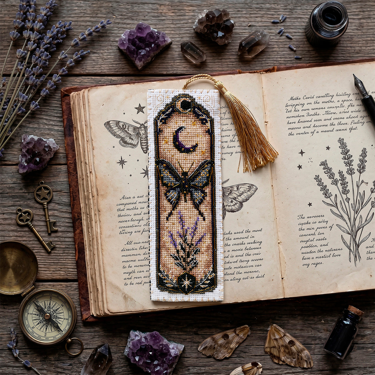 Mystic Elixir Bookmark Cross Stitch Kit