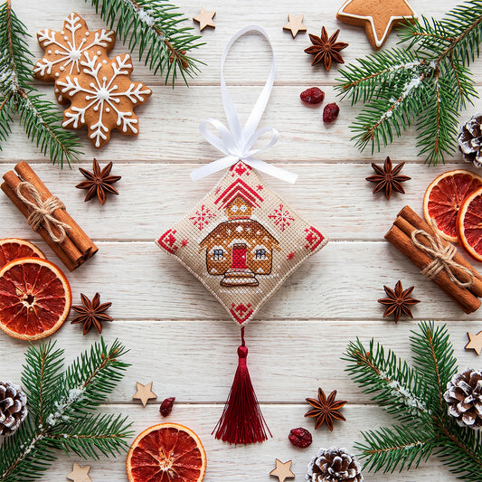 Christmas Treat 3D Ornament Cross Stitch Kit