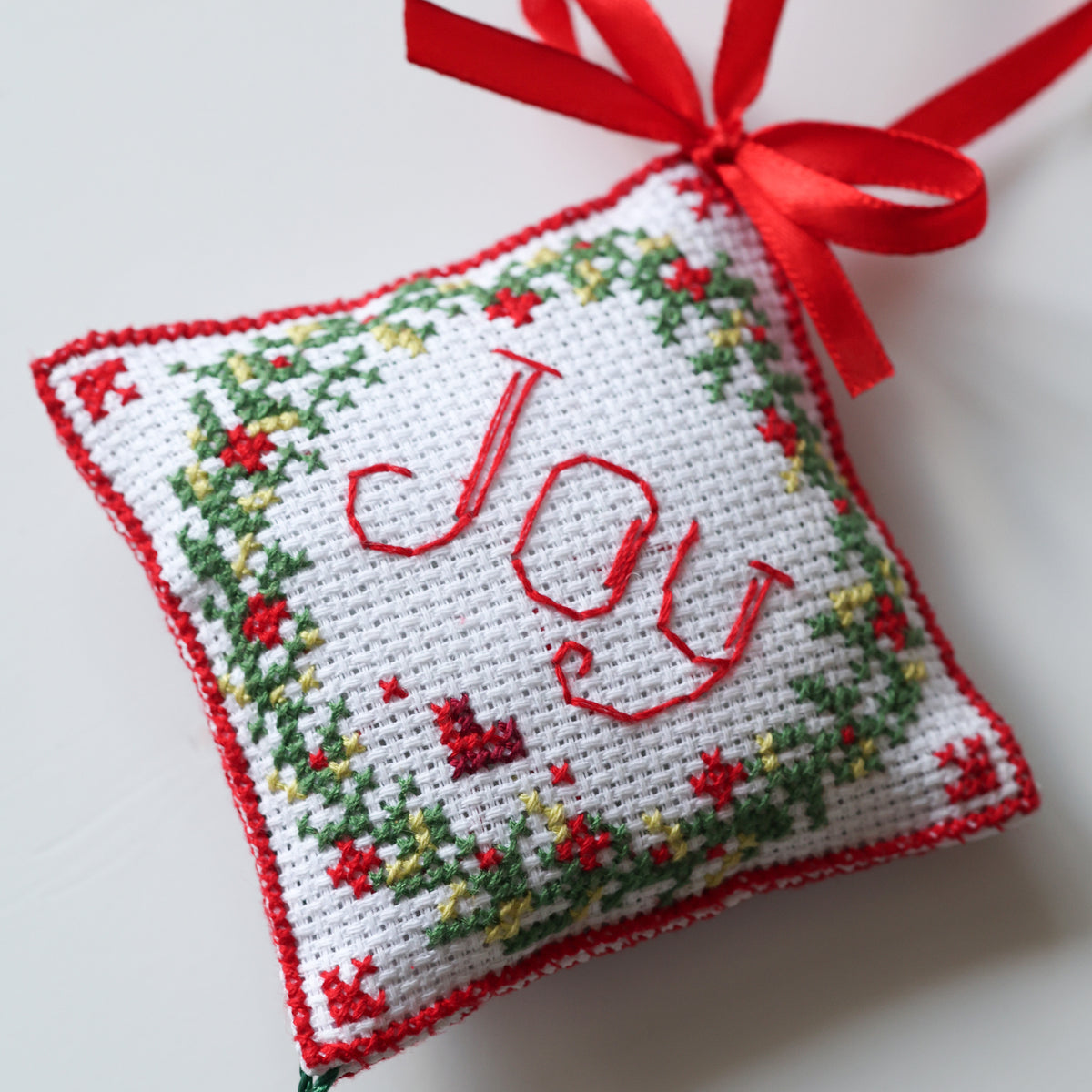 Christmas Joy 3D Ornament Cross Stitch Kit