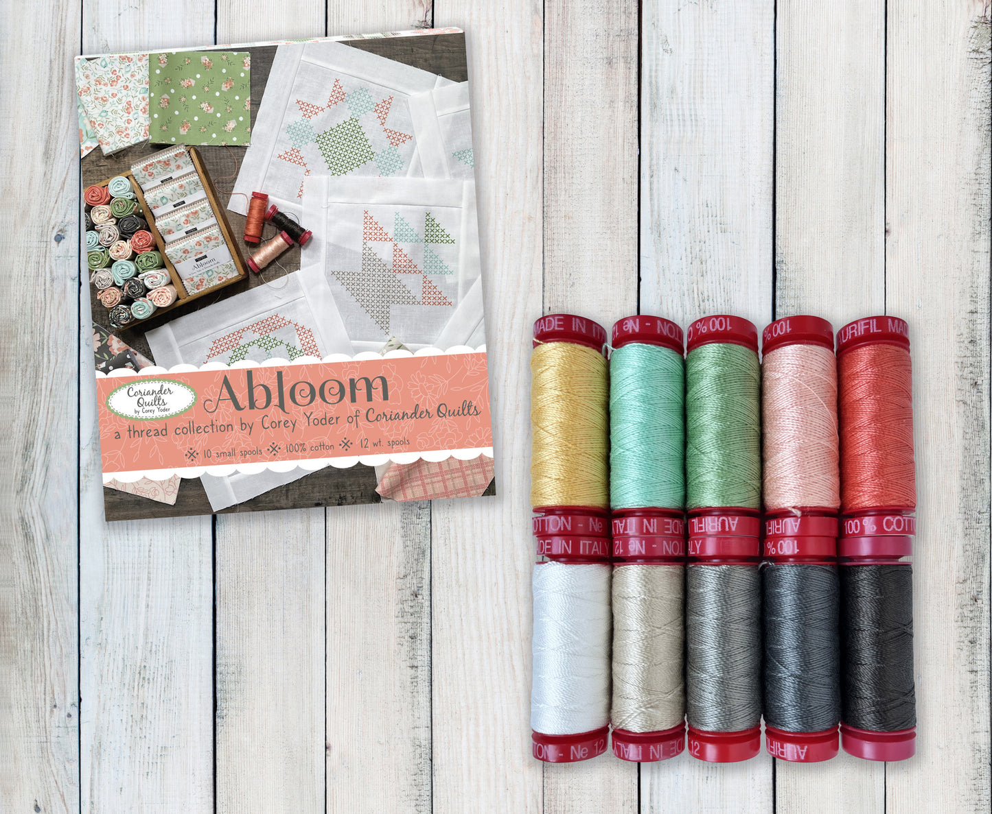 Abloom by Corey Yoder - Aurifil