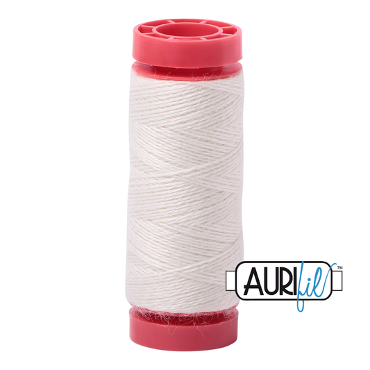 12wt Lana Wool Small Spool - 8021 Off White