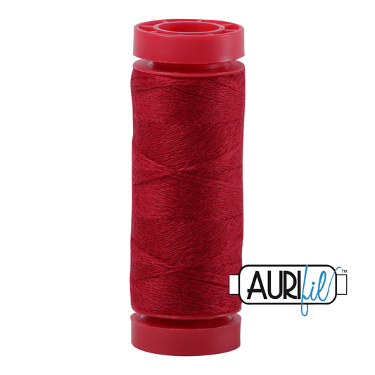 12wt Lana Wool Small Spool - 8258 Cranberry