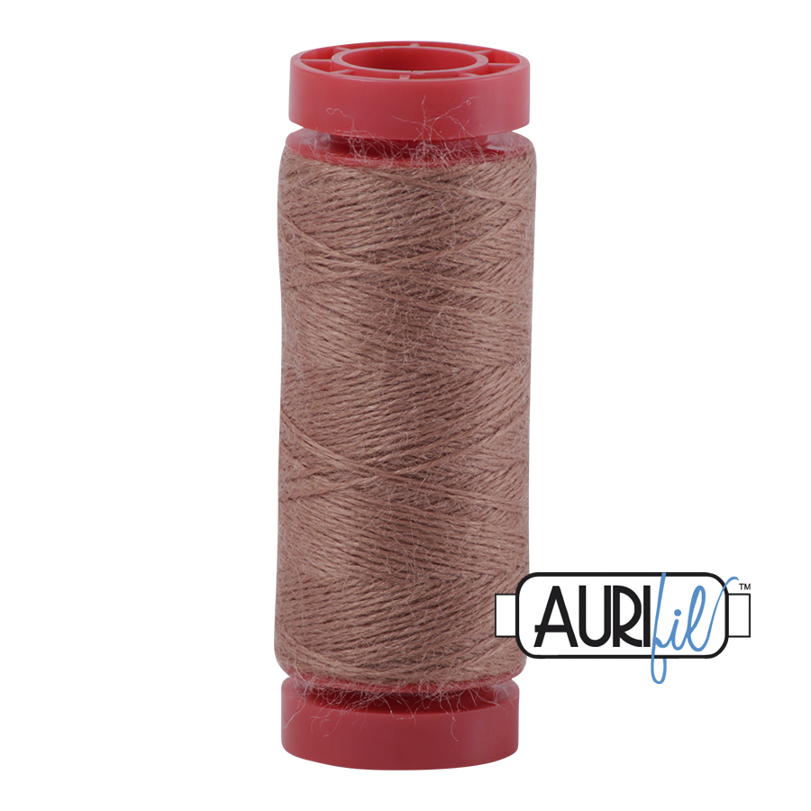 12wt Lana Wool Small Spool - 8344 Dark Taupe