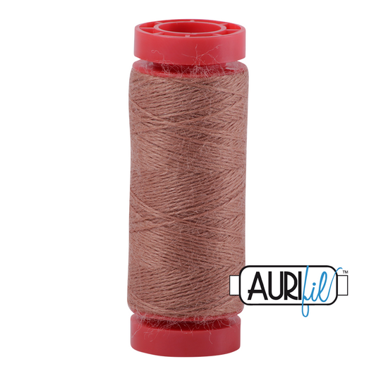 12wt Lana Wool Small Spool - 8344 Dark Taupe