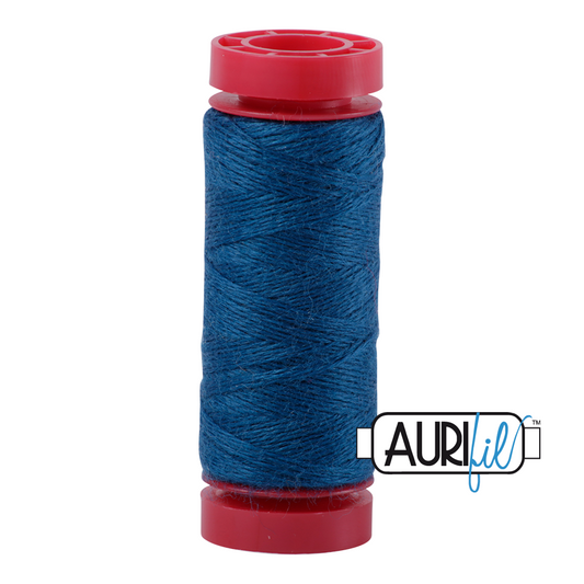 12wt Lana Wool Small Spool - 8735 Deep Teal