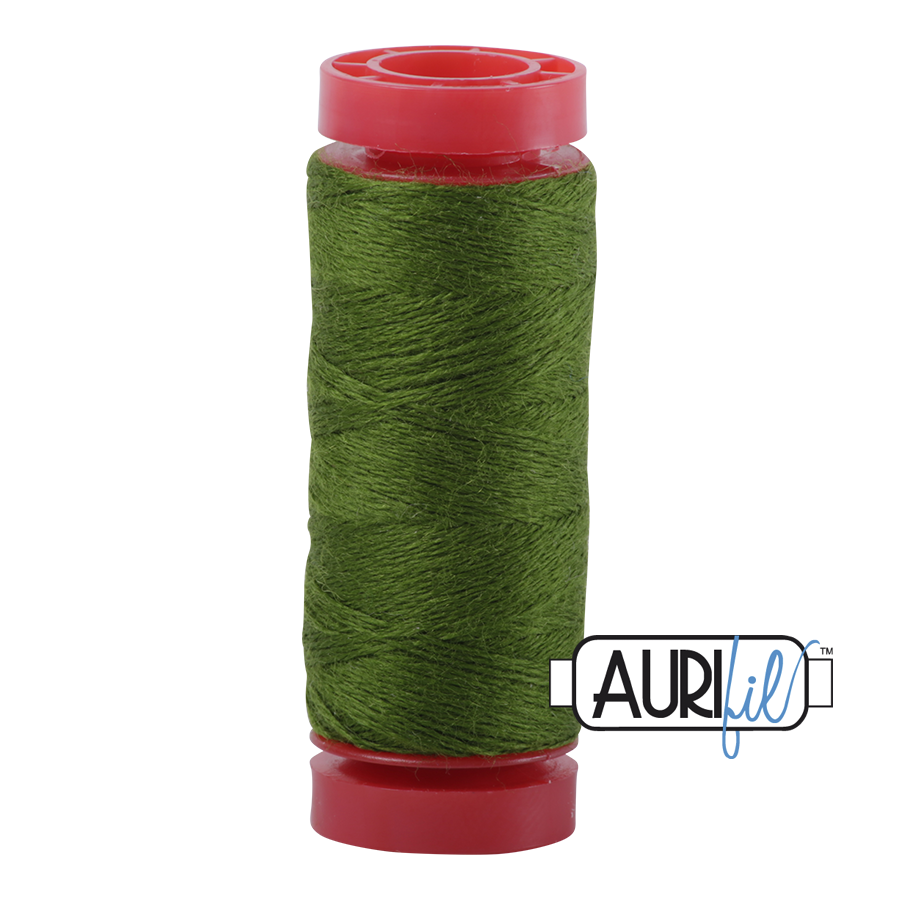12wt Lana Wool Small Spool - 8962 Chartreuse