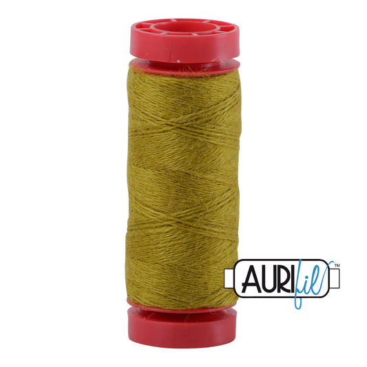 12wt Lana Wool Small Spool - 8965 Electric Lime