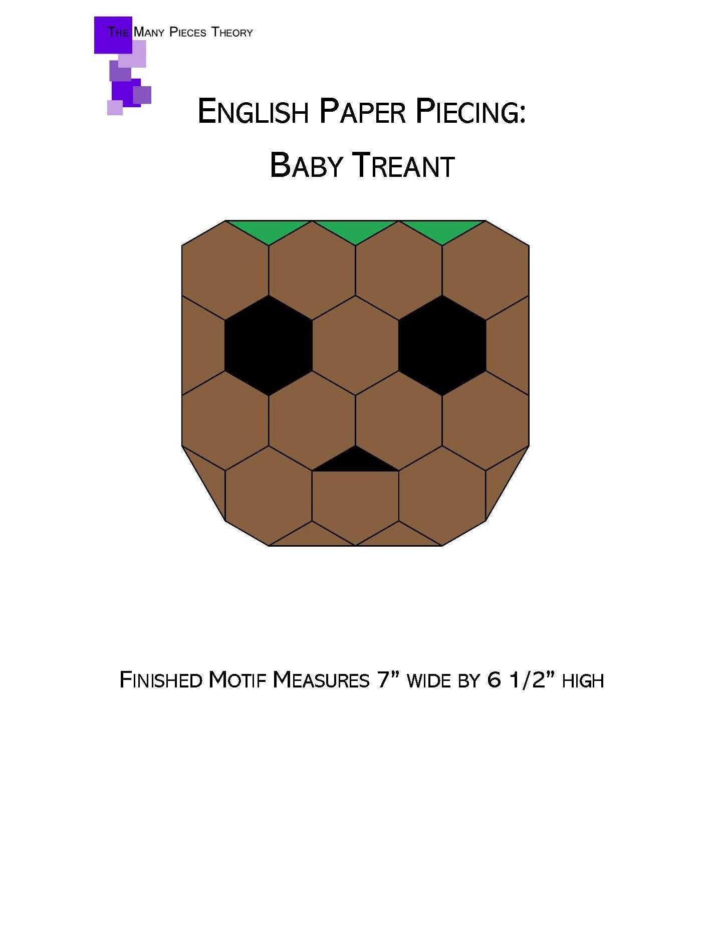 Baby Treant Pattern - Quiltoni