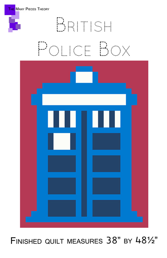 British Police Box Pattern - Quiltoni