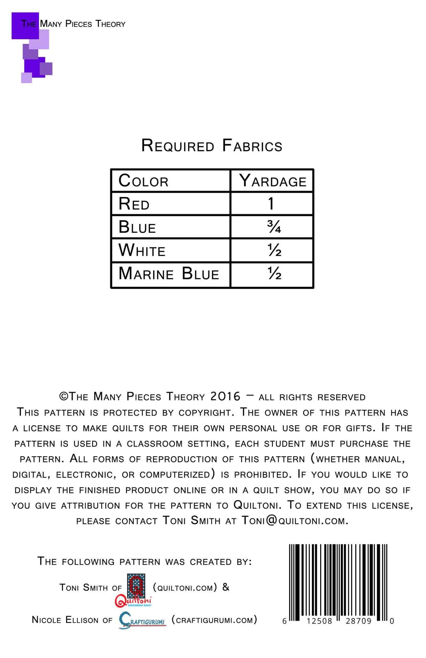 British Police Box Pattern - Quiltoni