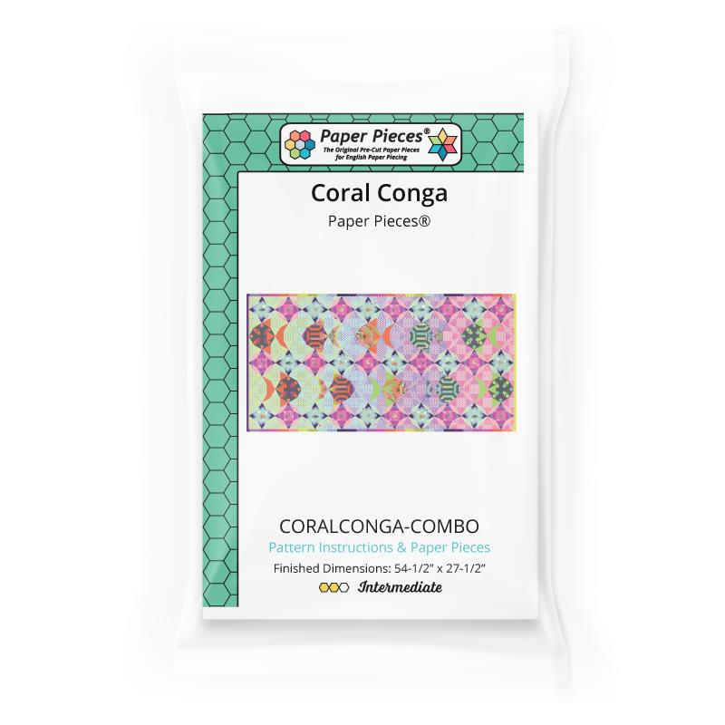 Coral Conga Pattern & Paper Pieces