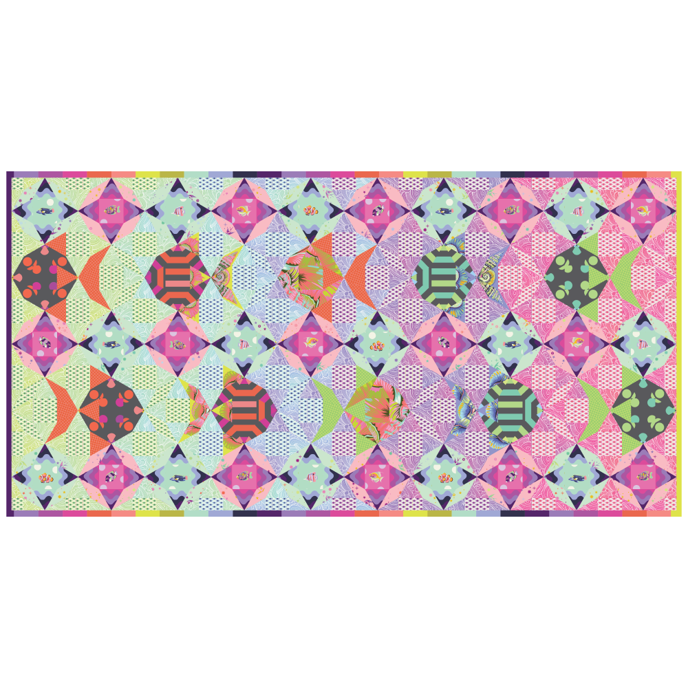 Coral Conga Pattern & Paper Pieces