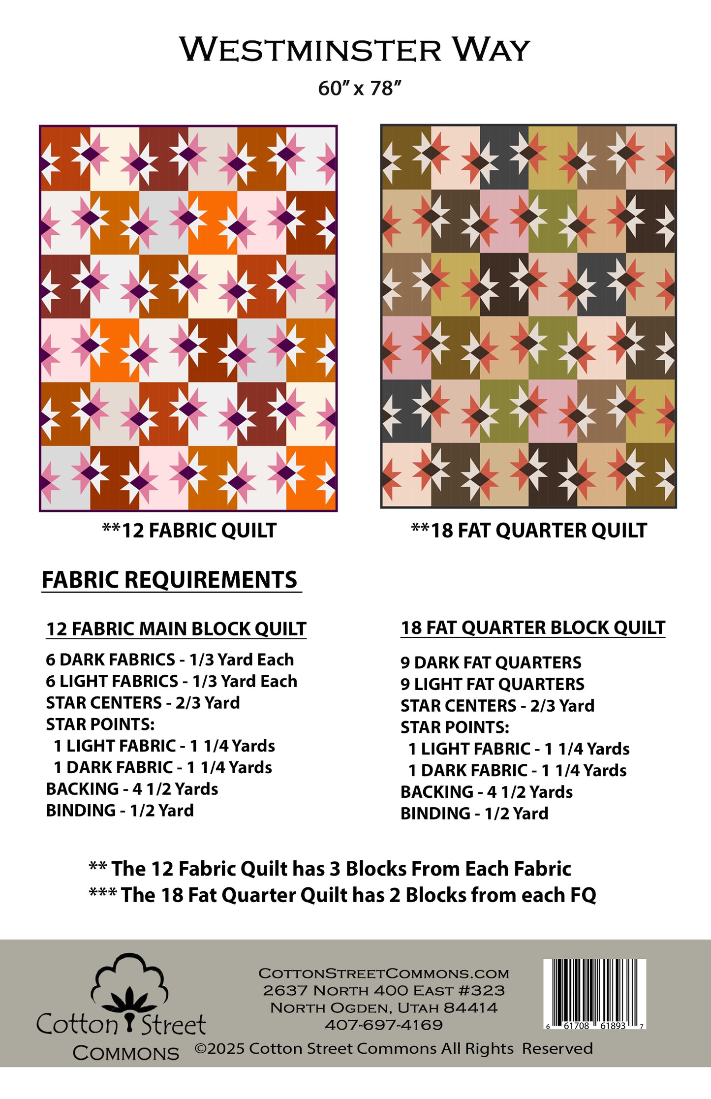 Westminster Way Pattern