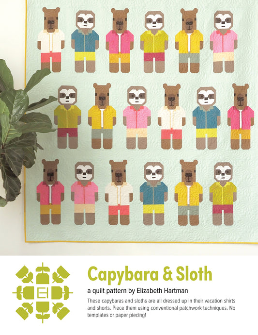 Capybara & Sloth Pattern