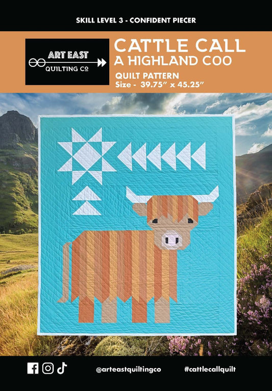 Cattle Call - A Highland Coo Quilt Pattern