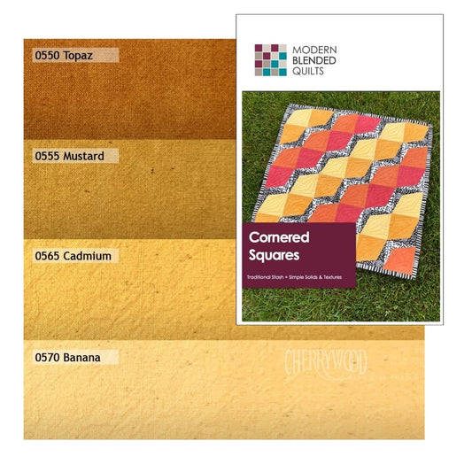 Cornered Squares Pattern by Modern Blended Quilts with Lion King Medley