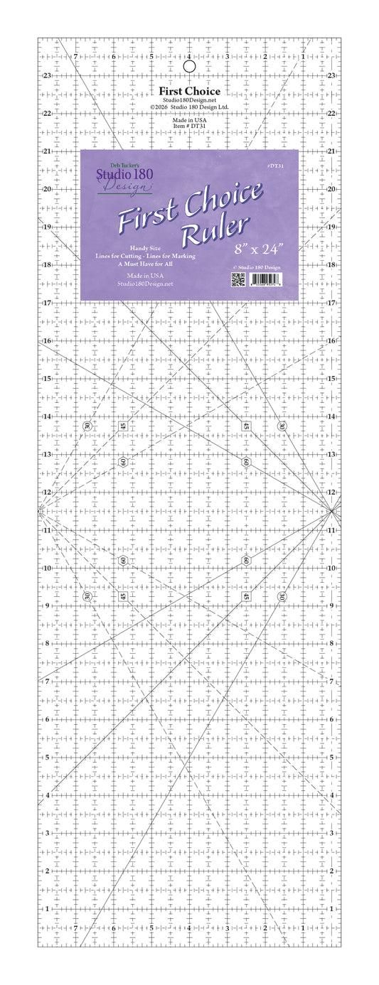 First Choice Ruler 8" x 24"