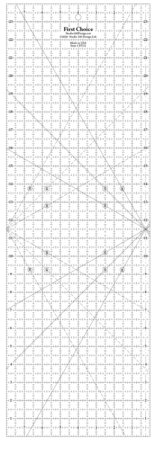 First Choice Ruler 8" x 24"