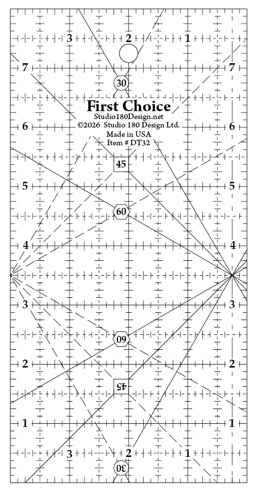 First Choice Ruler 4" x 18"