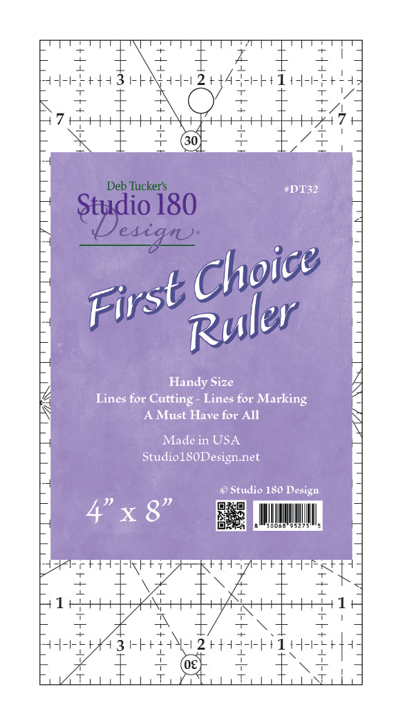 First Choice Ruler 4" x 8"