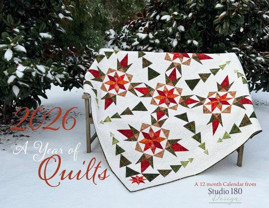 PRE-ORDER: 2026 A Year of Quilts Calendar - Studio 180 Design