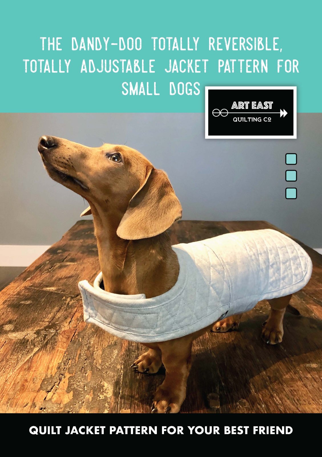 The Dandy-Doo Dog Jacket for Small Dogs Pattern
