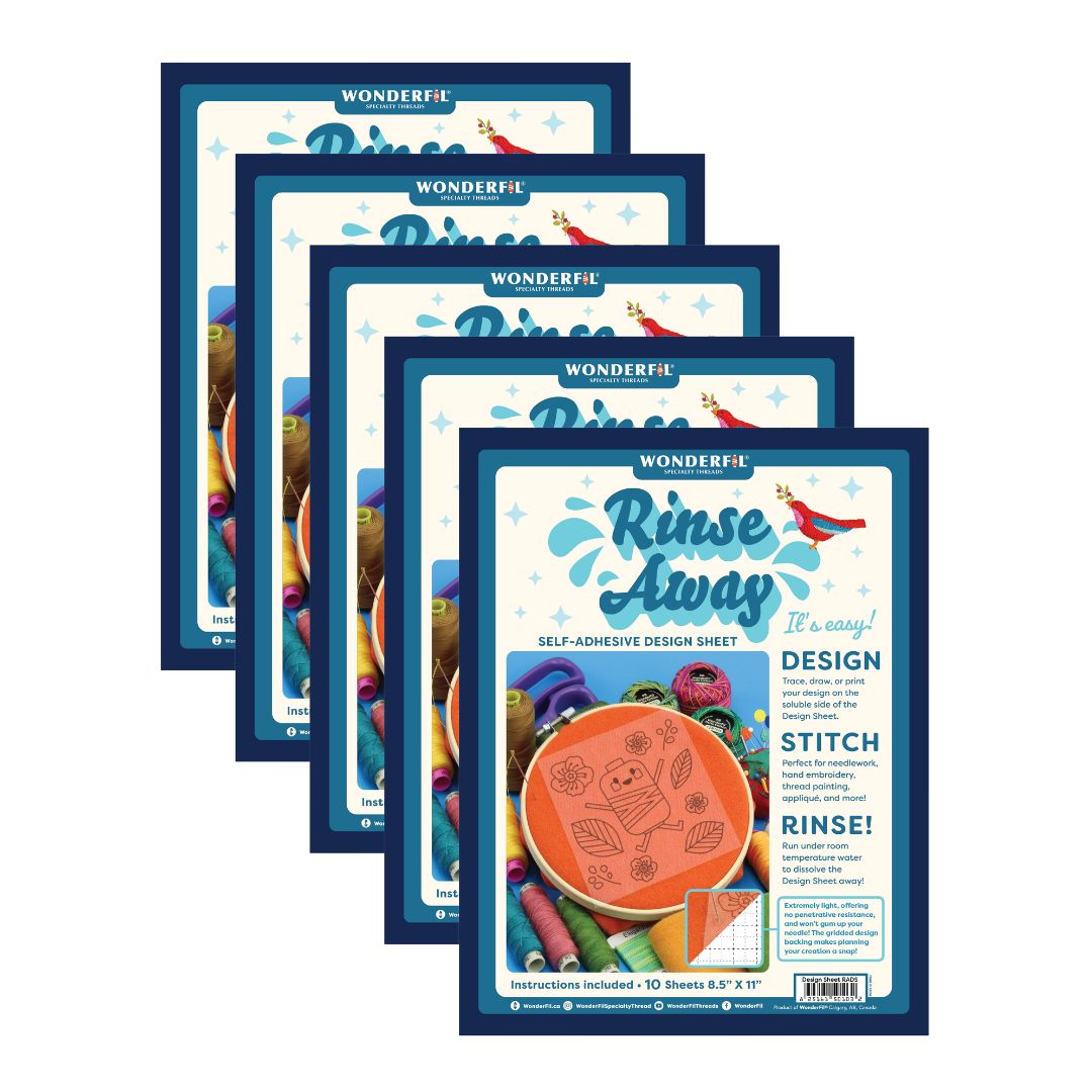 Rinse Away Design Sheet - 5 Pack