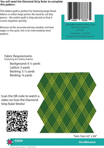 Diamond Lattice Pattern