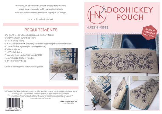 Doohickey Pouch Pattern - Hugs 'n Kisses