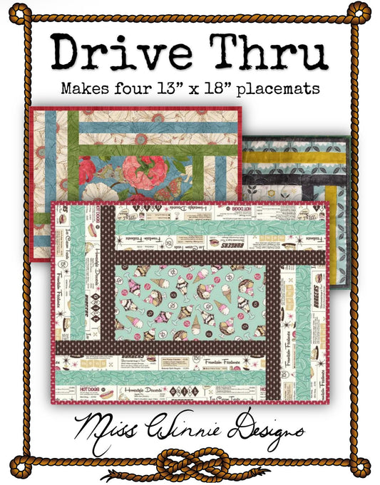 Drive Thru Pattern - Placemats Only