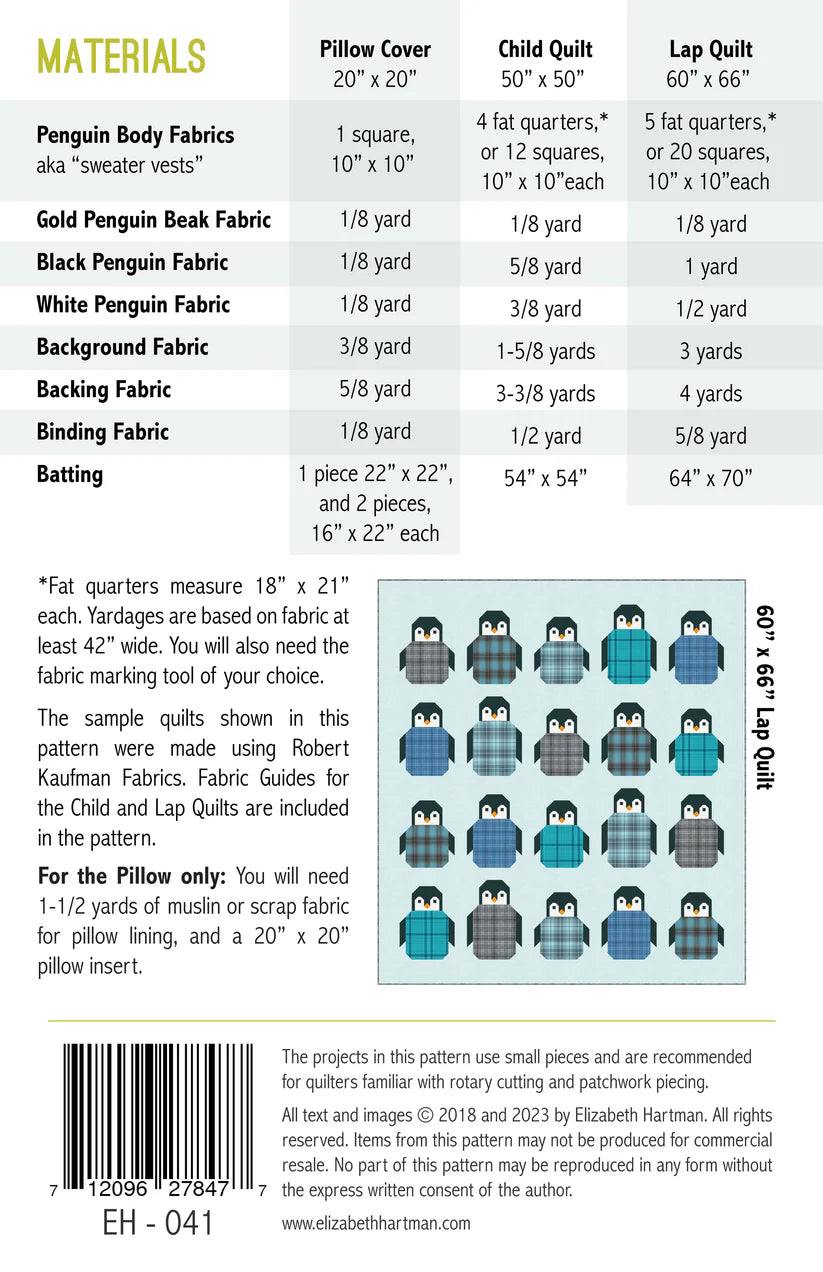 Penguin Party Pattern