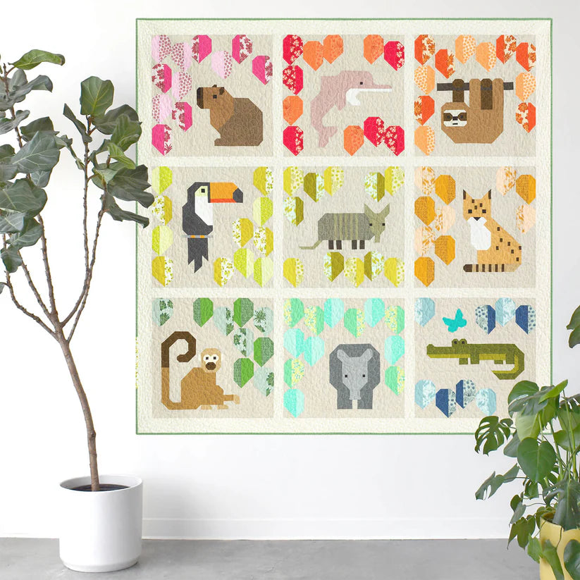 Rainbow Rainforest Pattern