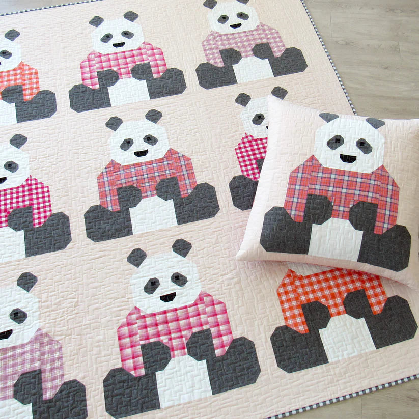 Pandas in Sweaters Pattern