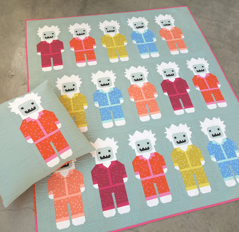 Yetis In Pajamas Pattern