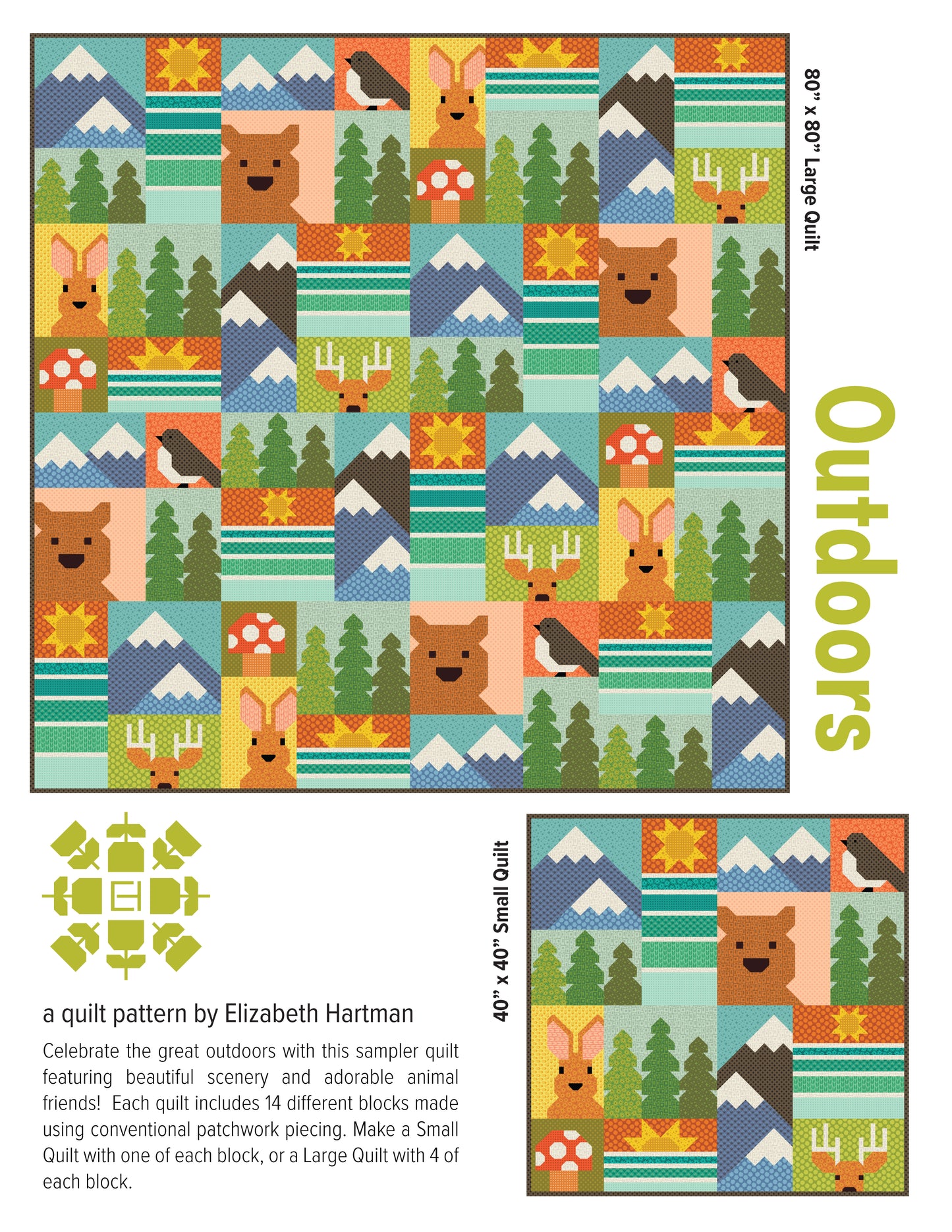 PRE-ORDER: Outdoors Quilt Pattern