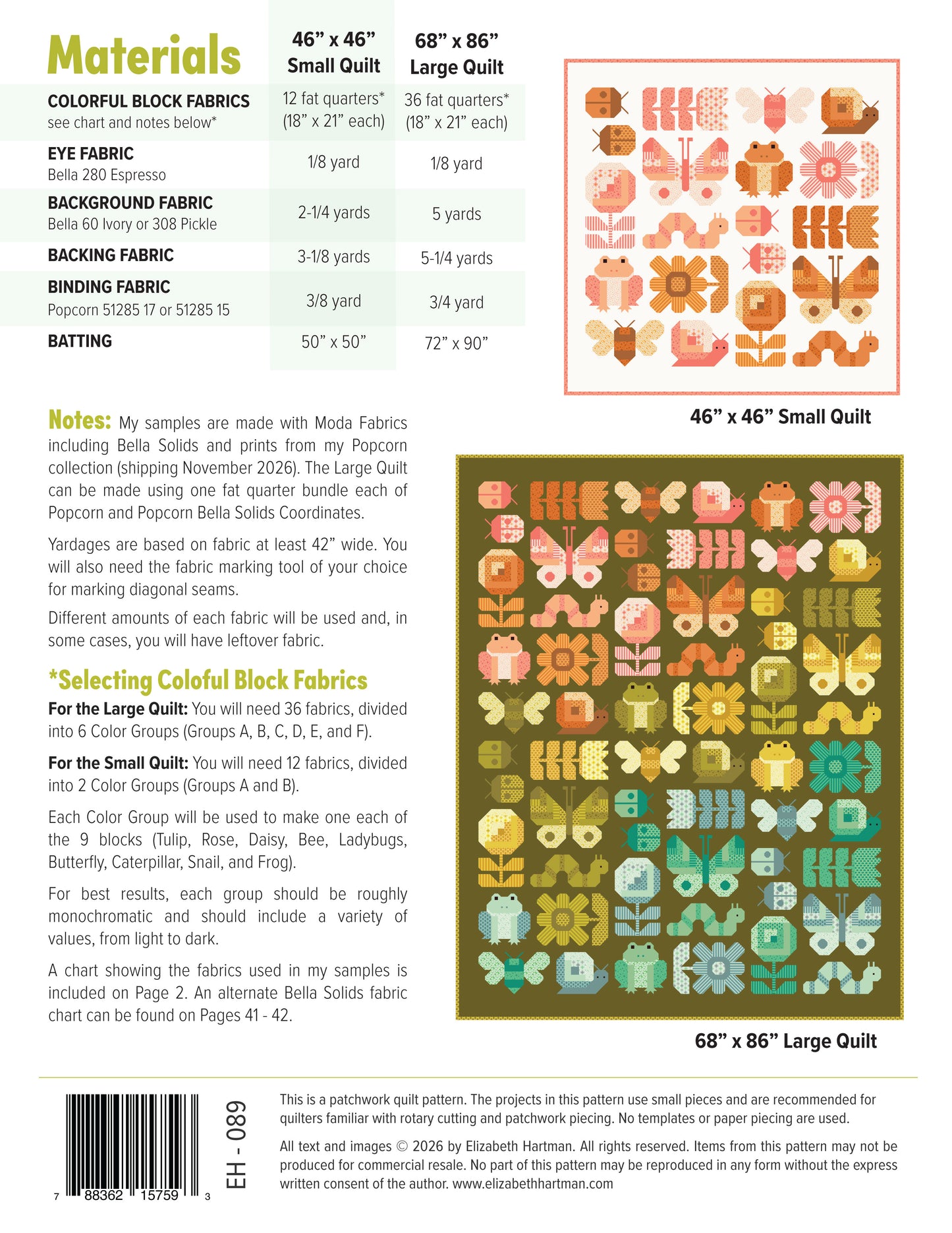 PRE-ORDER: Busy Backyard Quilt Pattern