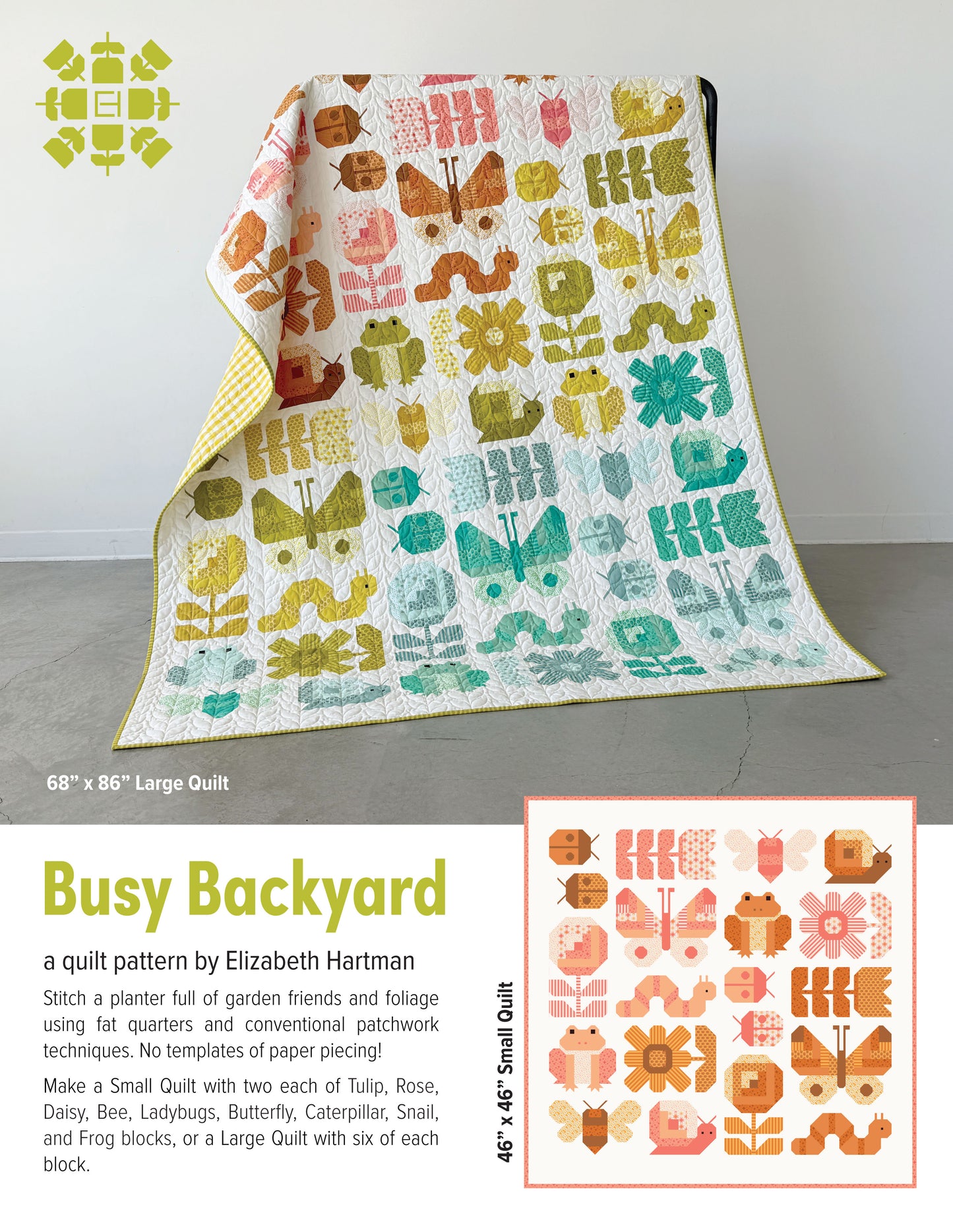 PRE-ORDER: Busy Backyard Quilt Pattern