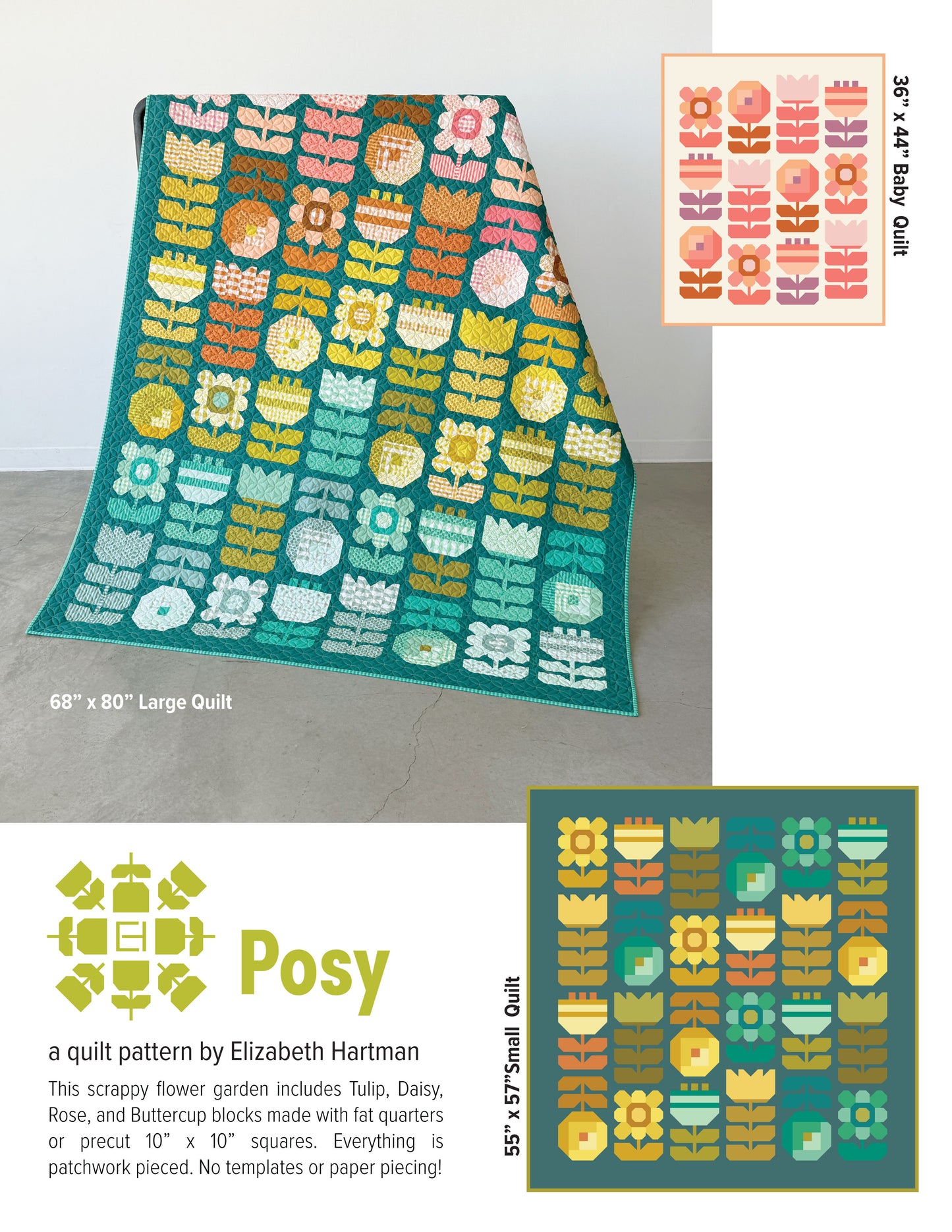 PRE-ORDER: Posy Quilt Pattern