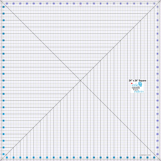 24" x 24" Non-Slip Quilting Ruler
