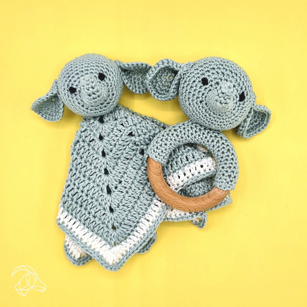 Rattle Elephant  Crochet Kit