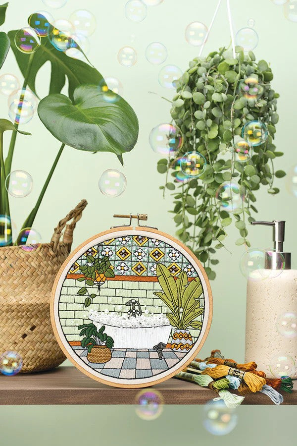 PRE-ORDER: Embroidered Interiors: Stitch 11 Charming Spaces by Penny Dowdell