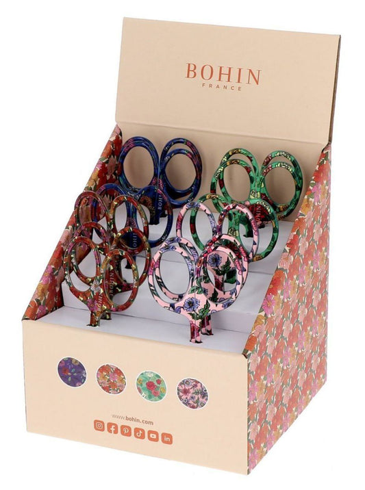 Fancy Embroidery Scissors Blossom Collection - Display Case - Bohin