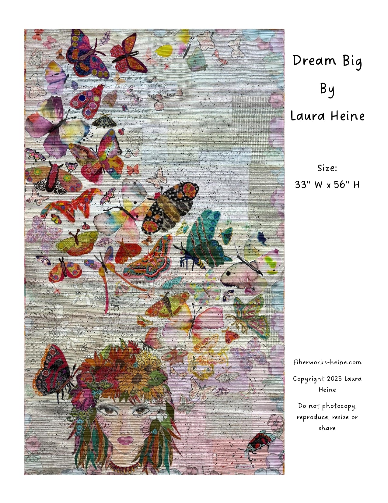 Dream Big Collage Pattern