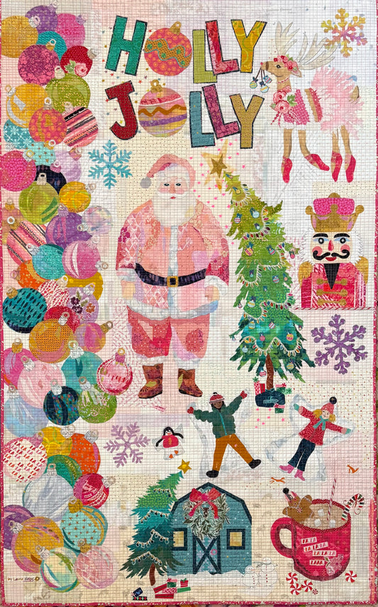Holly Jolly Collage Pattern